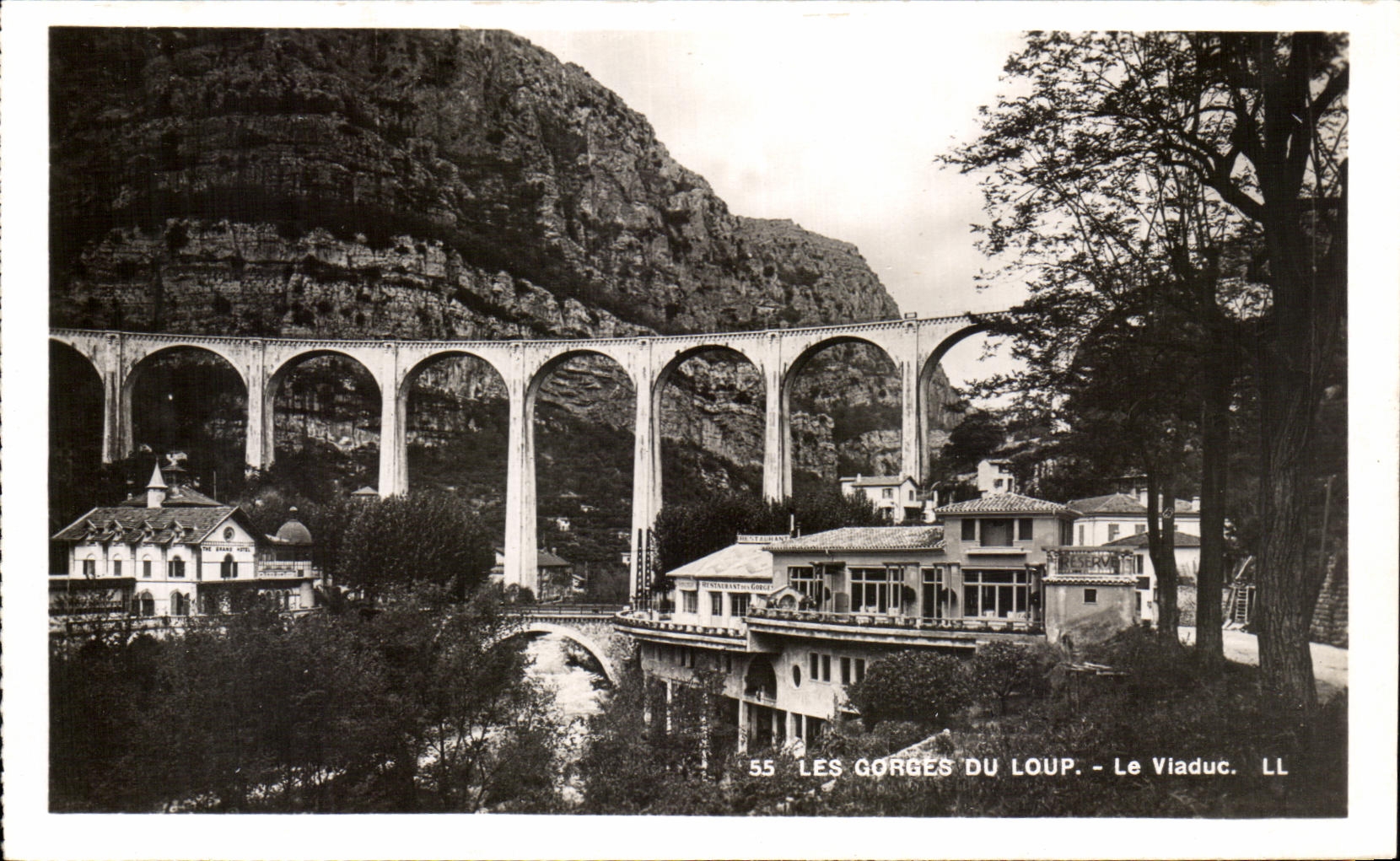 CPA Falls of the Wolf the Viaduct