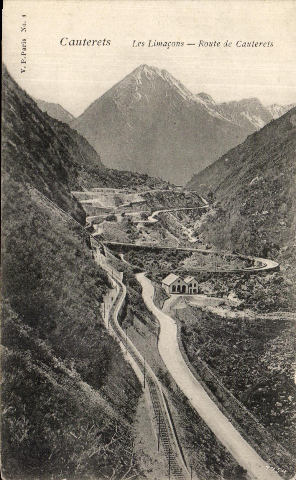CPA Cauterets the Snails Road De Cauterets