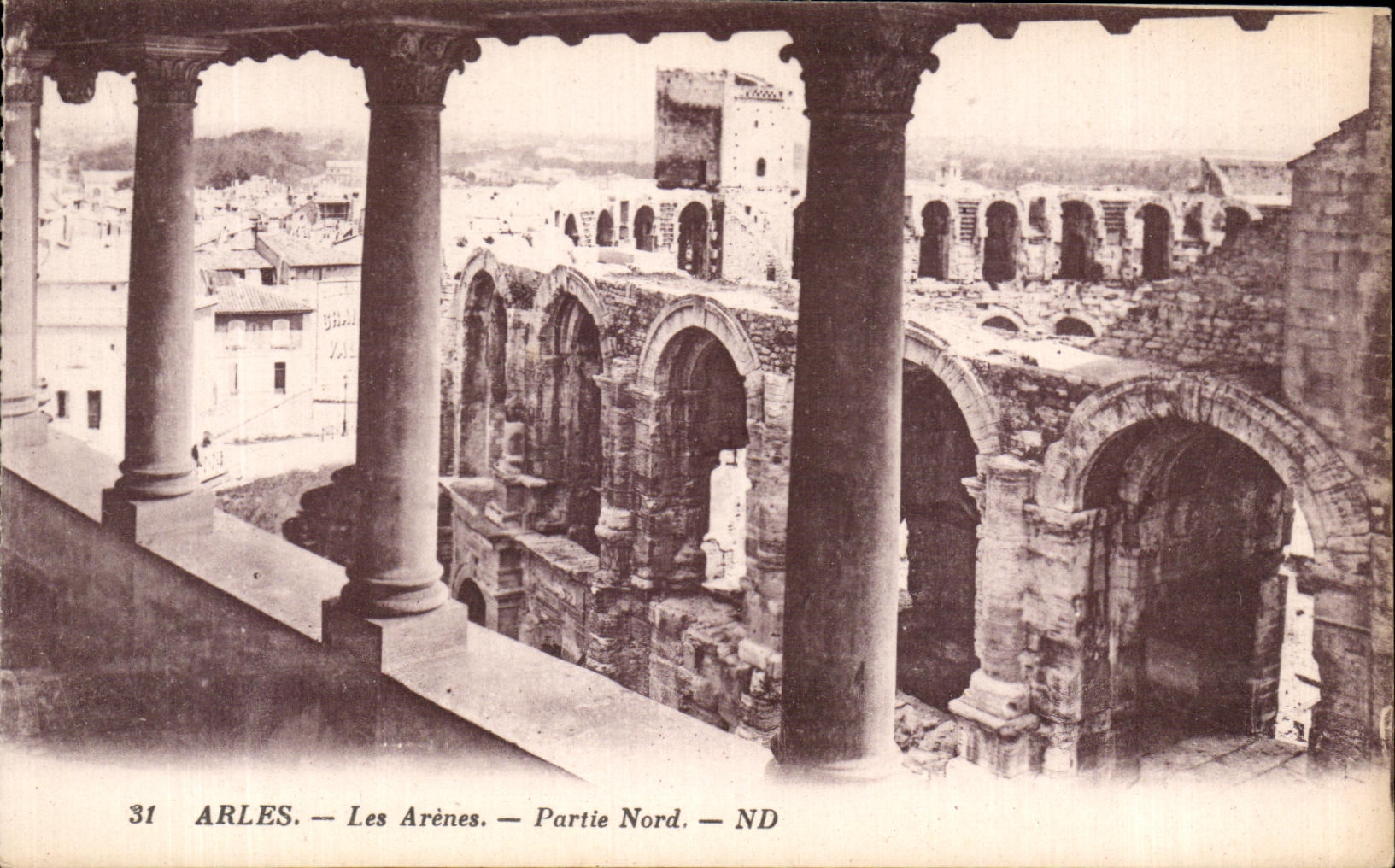 CPA Arles the Arena Left Northern
