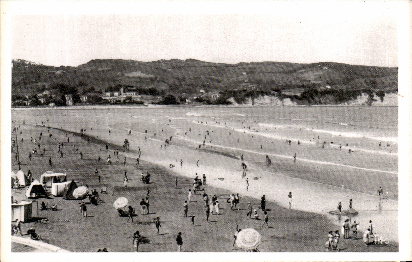 CPA Hendaye View Of the Beach