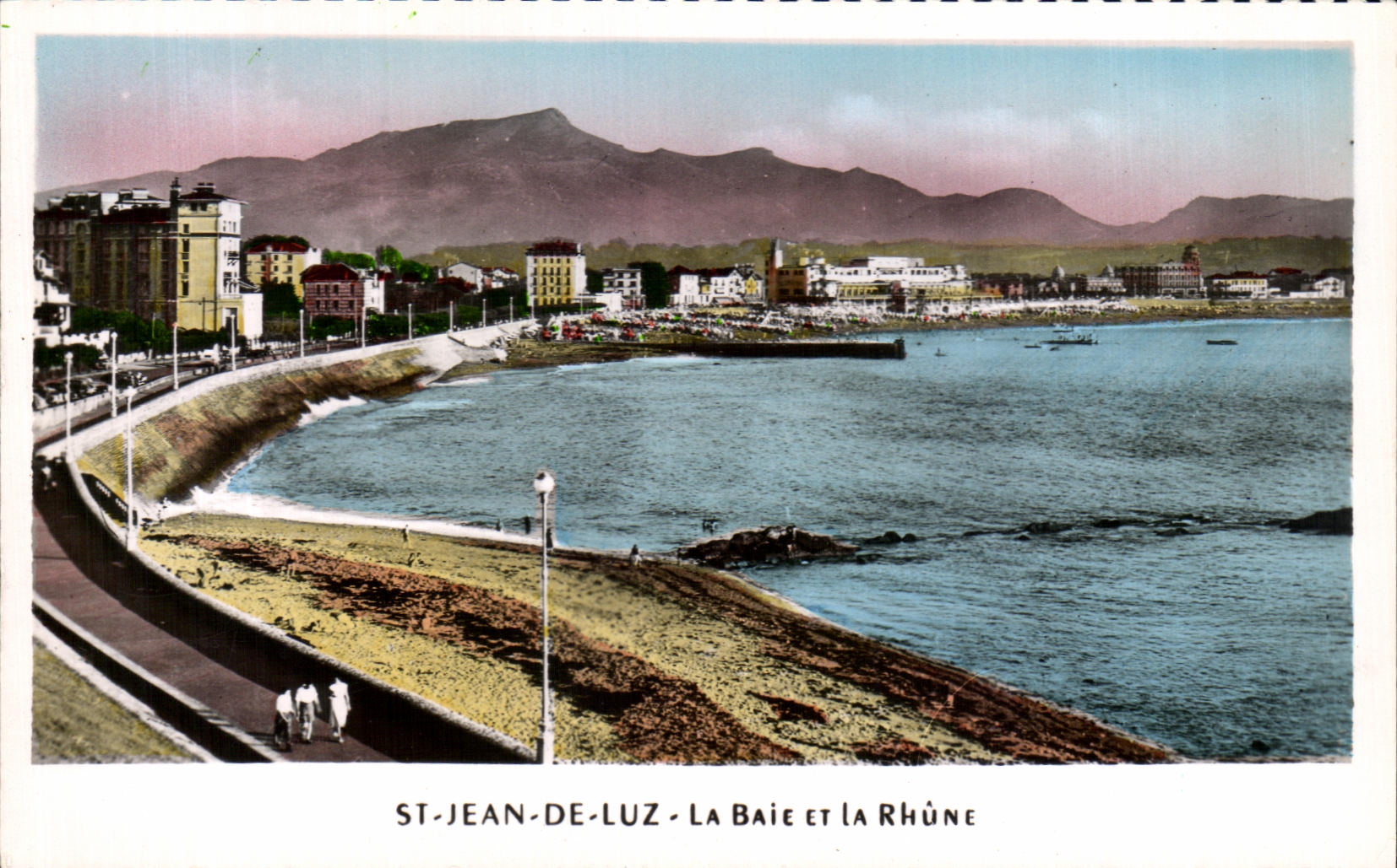 CPA St Jean De Luz the Bay And Rhune