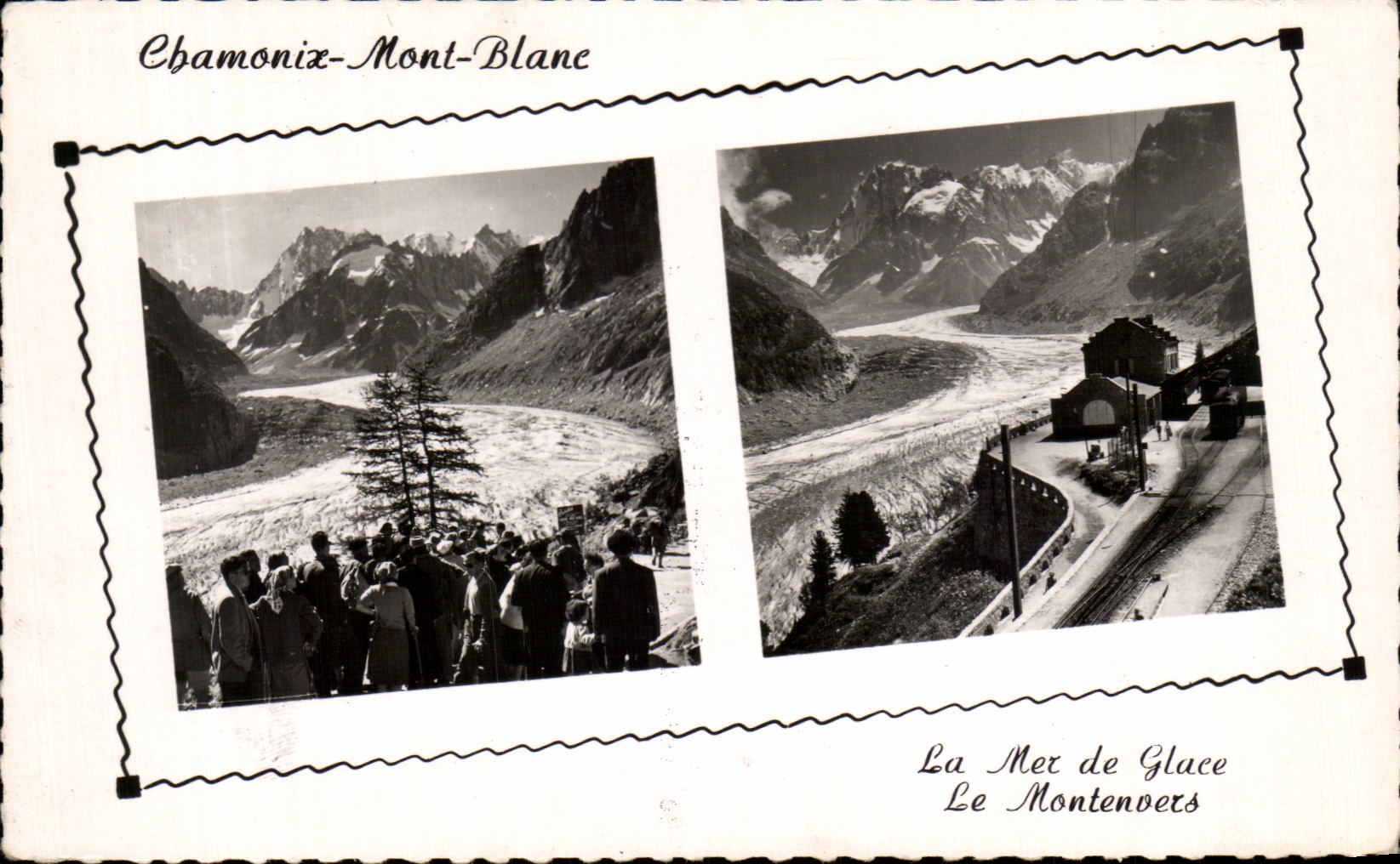 CPA Massif Of the Mount Blanc Montenvers the Sea Freezes