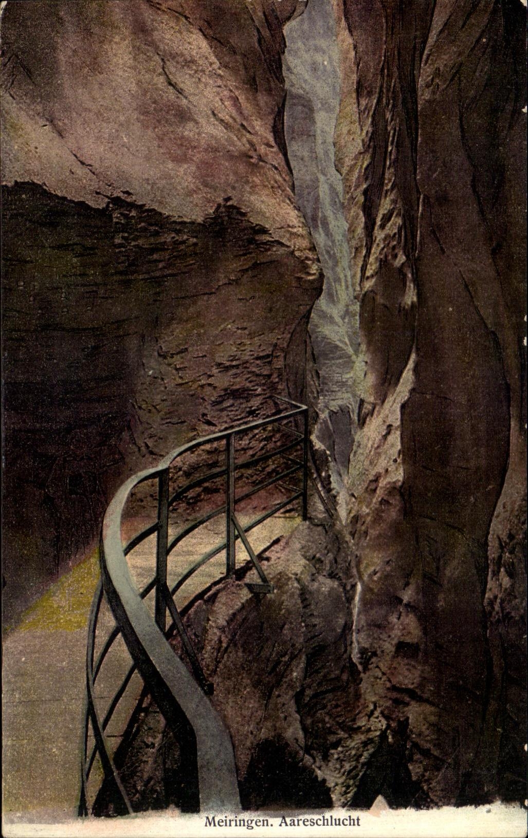 CPA Meiringen Aareschlucht