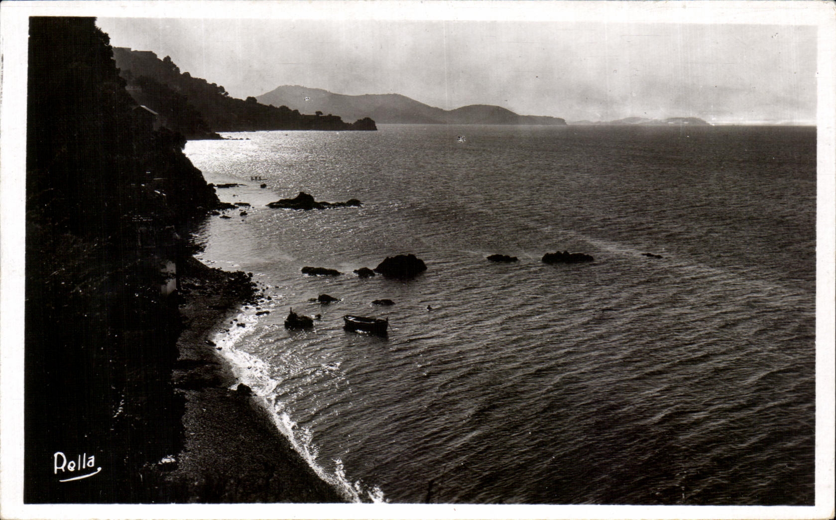 CPA Toulon Cape Brun Crepuseule Silver plates