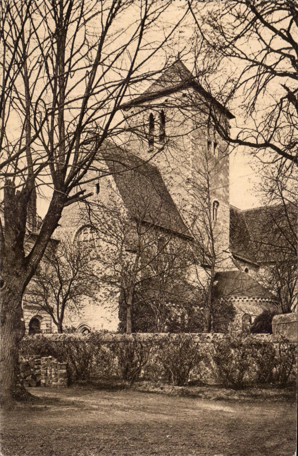 CPA the bell-tower of the abbey church of St Pierre de Solesmes