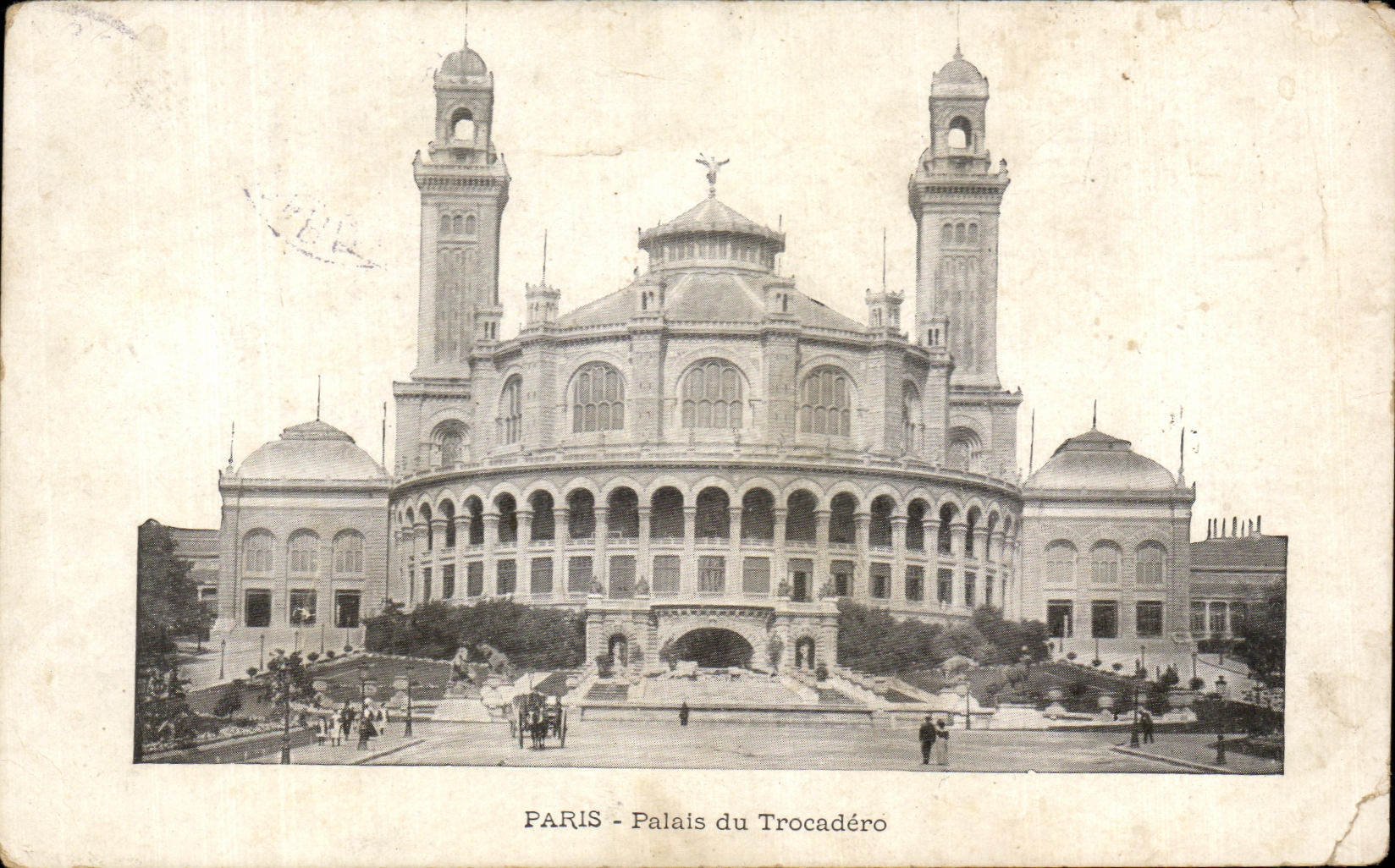CPA Paris Palate of Trocadero