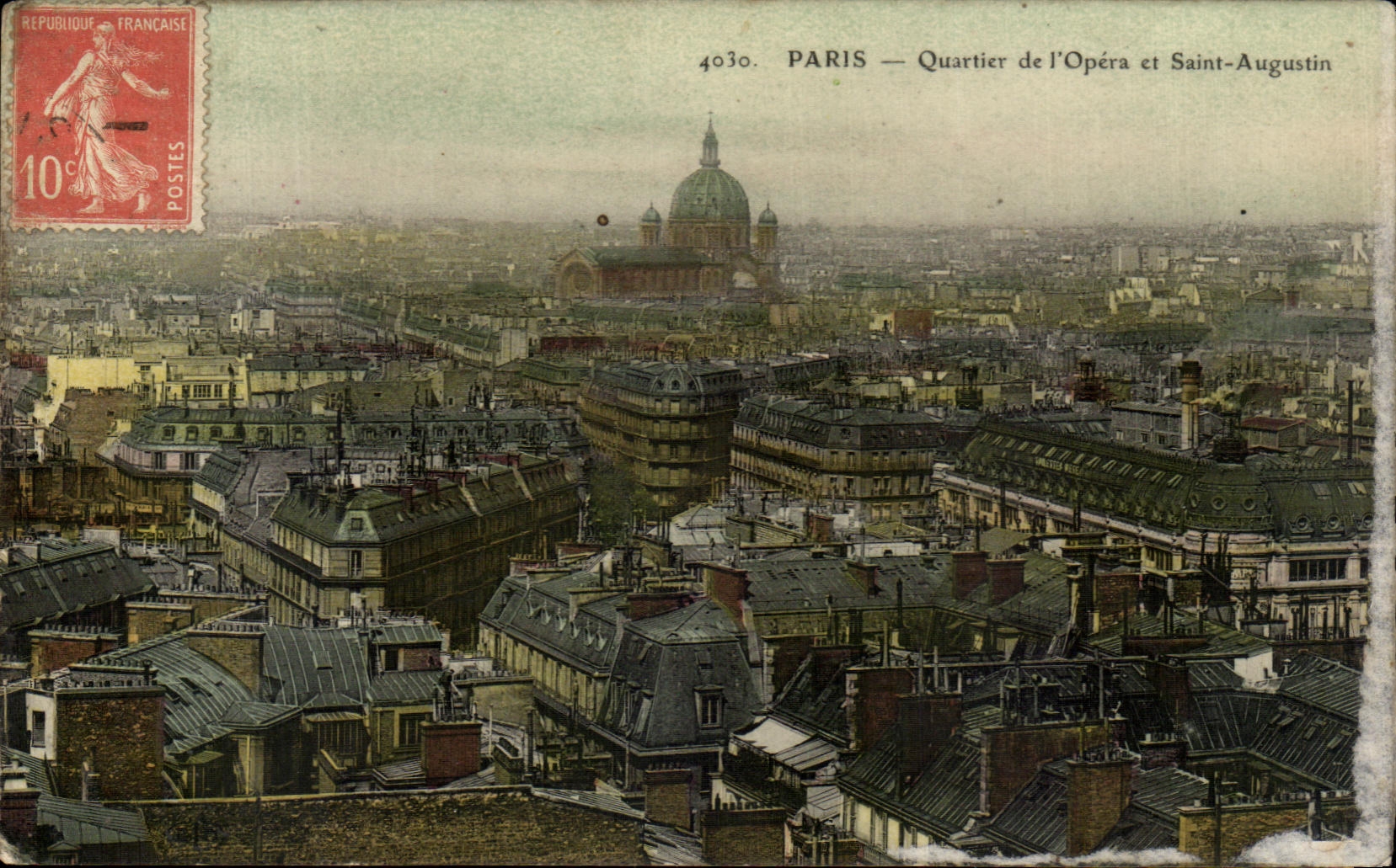 CPA Paris Quartier de l'Opera et Saint Augustin