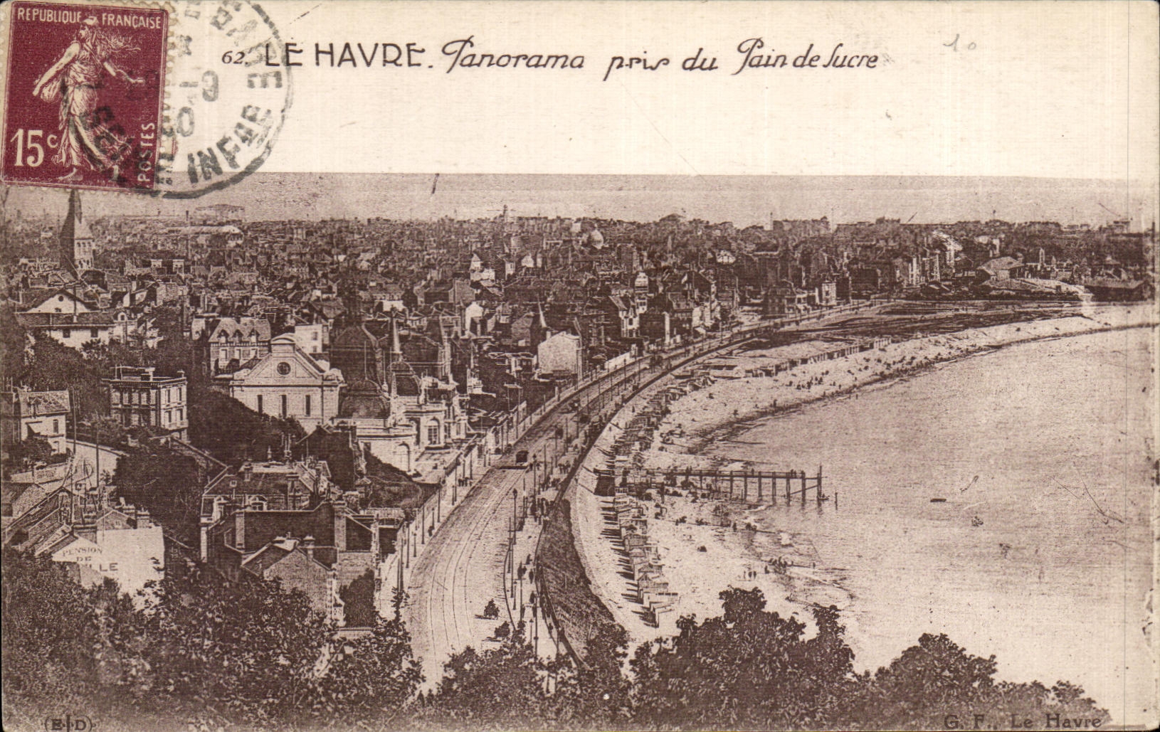 CPA Le Havre panorama bets of the Sugar loaf