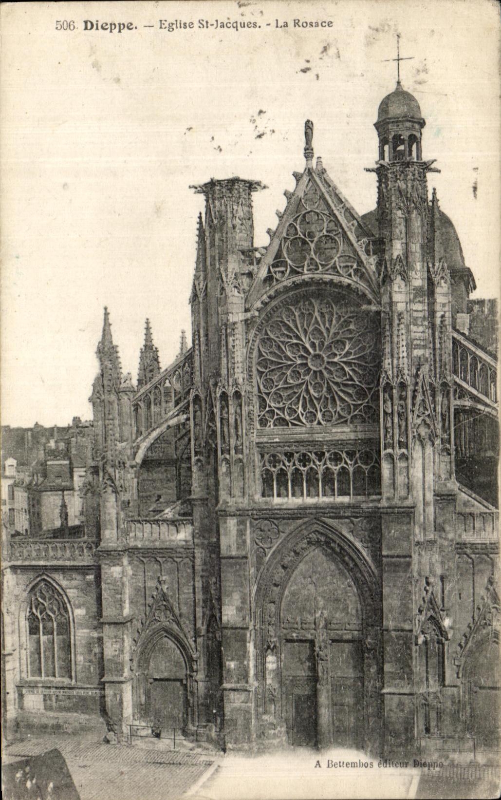 St Jacques de la iglesia de CPA Dieppe el roseton