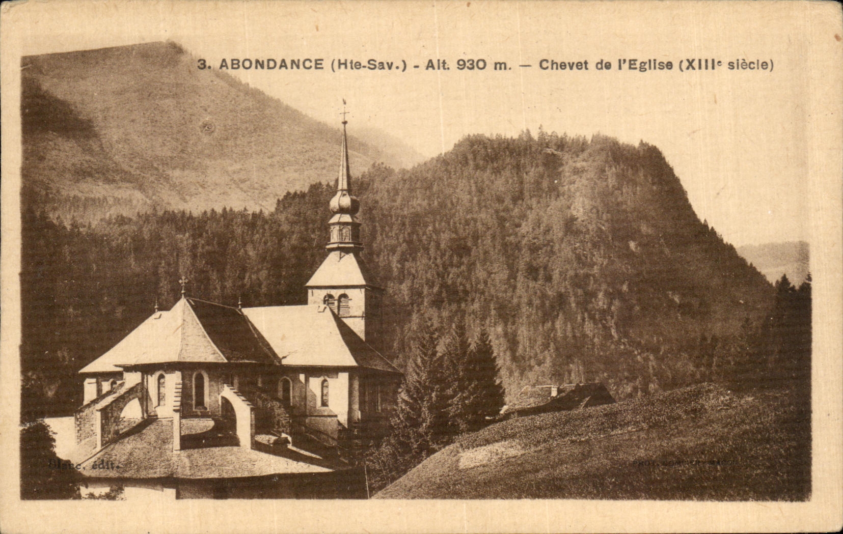 CPA Abundance Bedside of I' Eglise