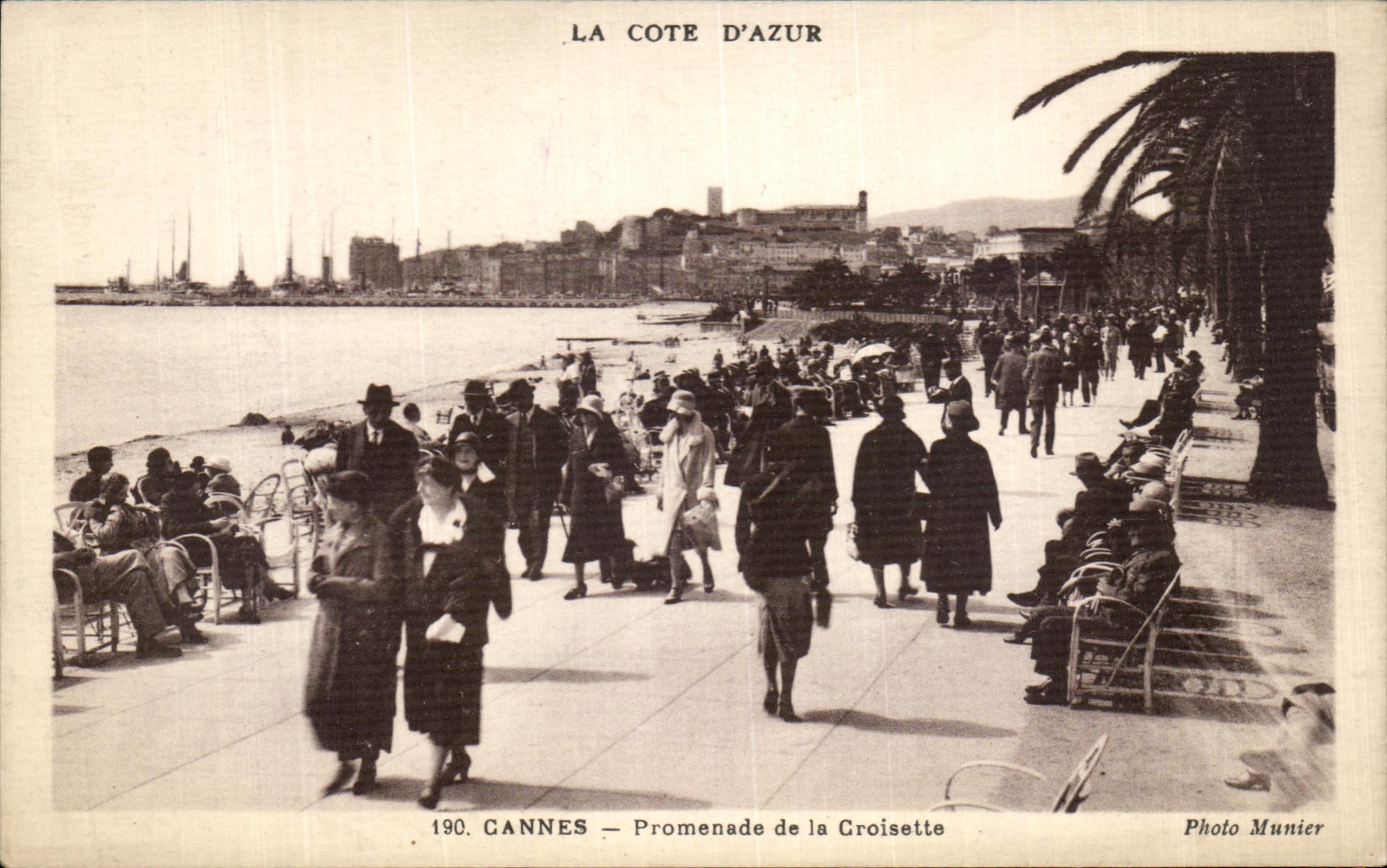 CPA Cannes Walk of the Small cross