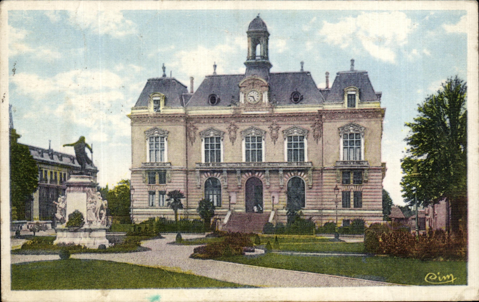 CPA Tarbes the Town hall