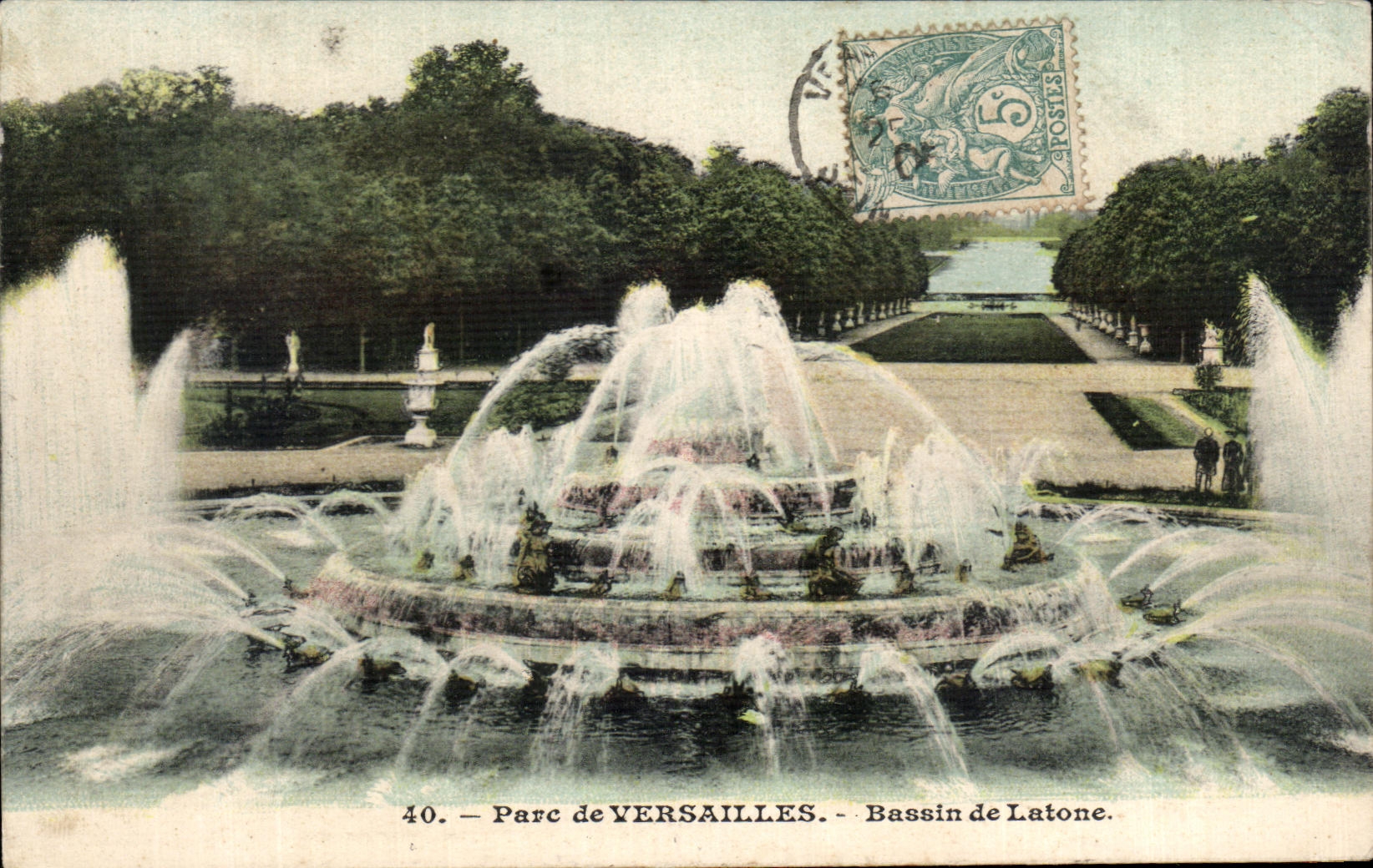 CPA Parc de Versailles Bassin de Latone