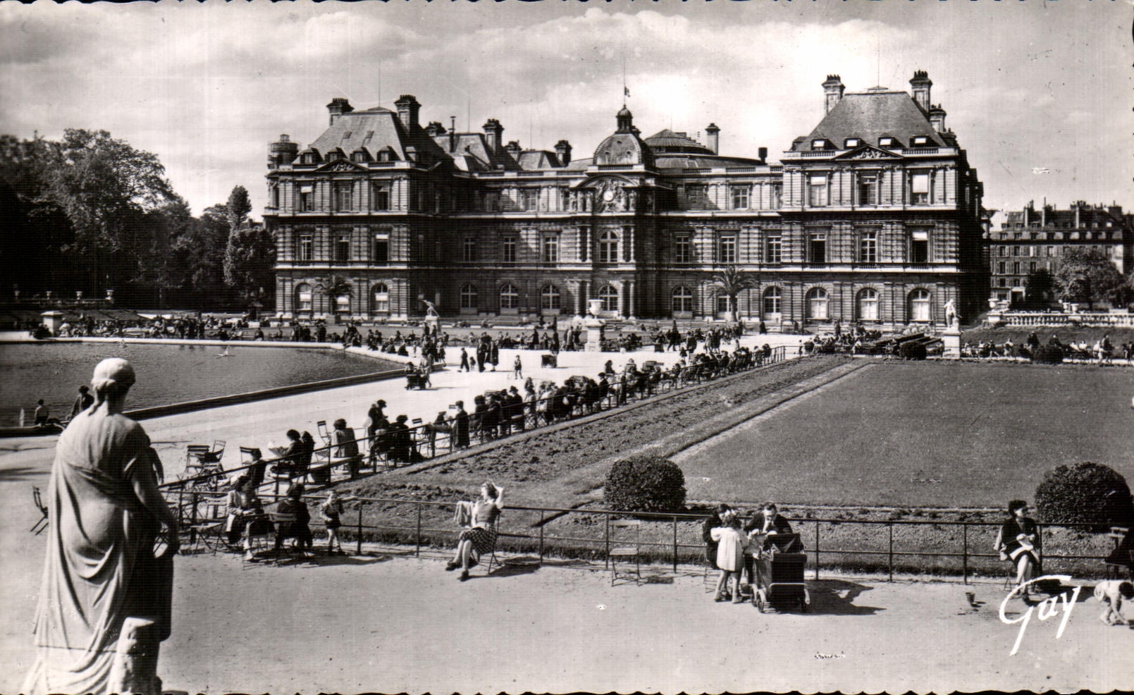 CPA Paris And Its Wonders Garden And Luxembourg Palate