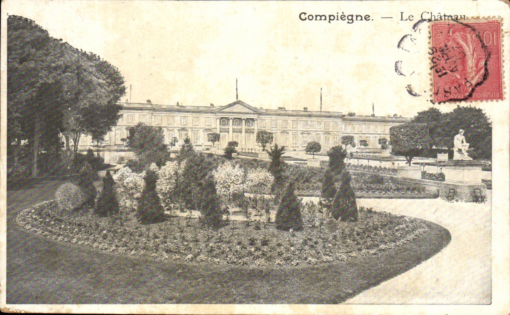 CPA Compiegne the Castle