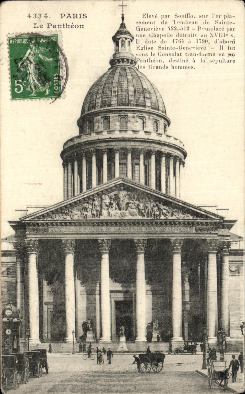 CPA Paris the Pantheon