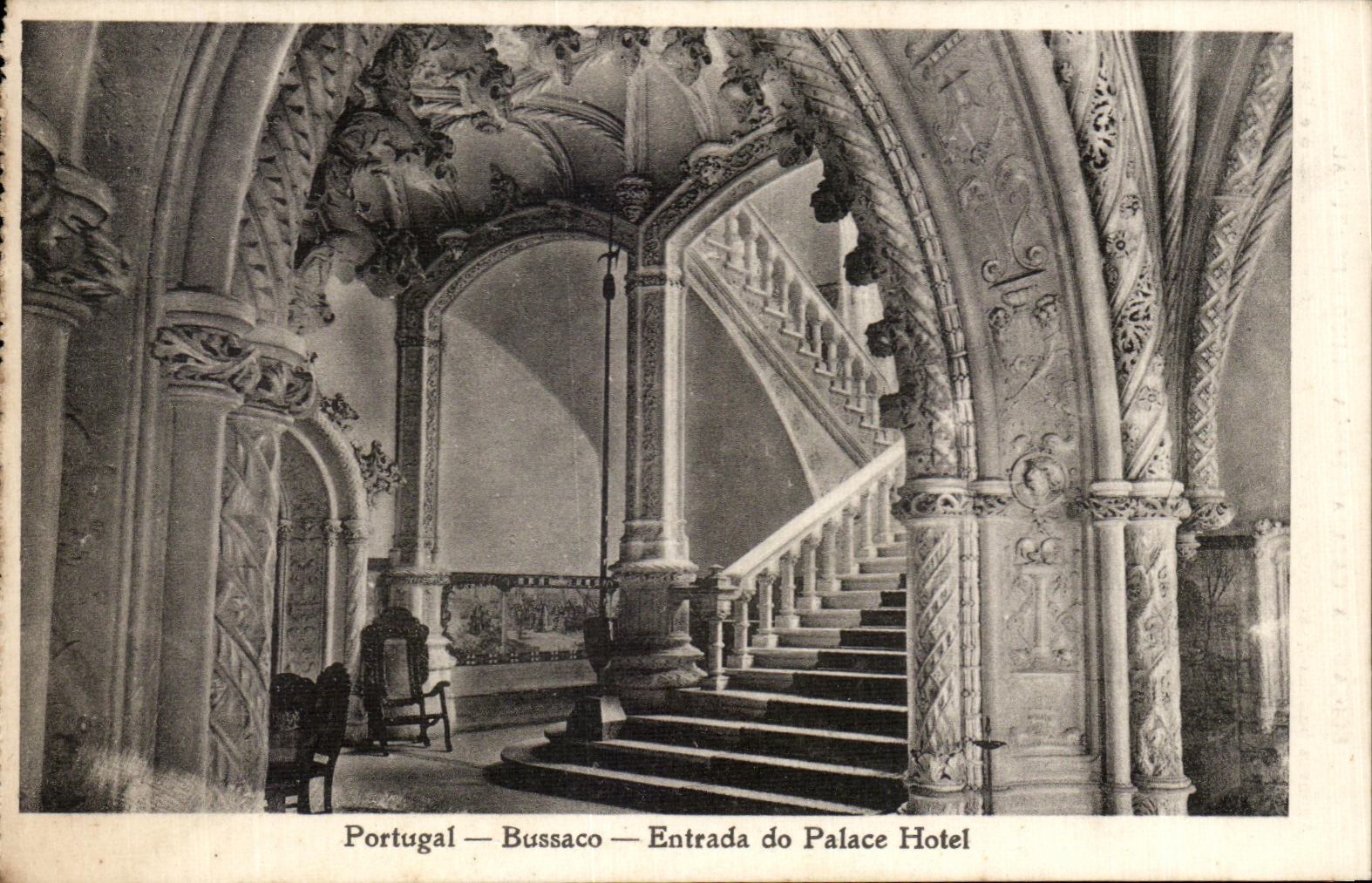 CPA Portugal Bussaco Entrada C De luxe hotel Hotel