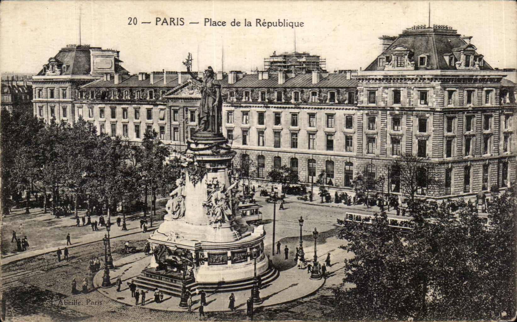 CPA Paris Places Republic