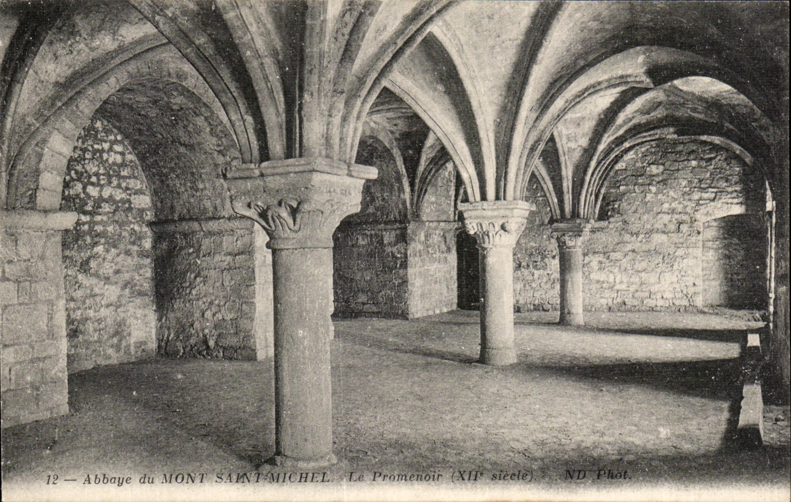 CPA Abbey of Mont Saint Michel the Promenade