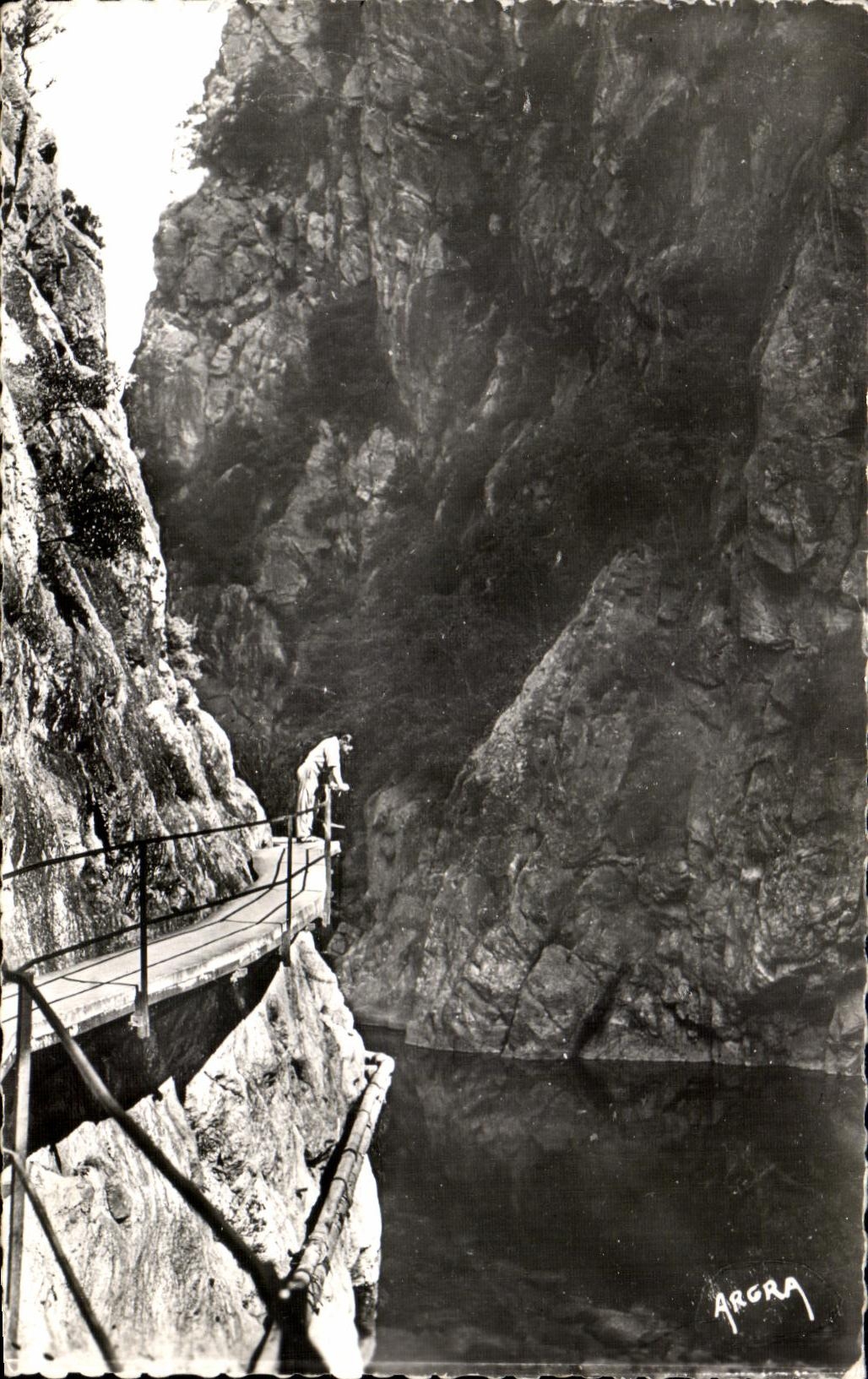 CPA Amelie les Bains Falls of Mondony