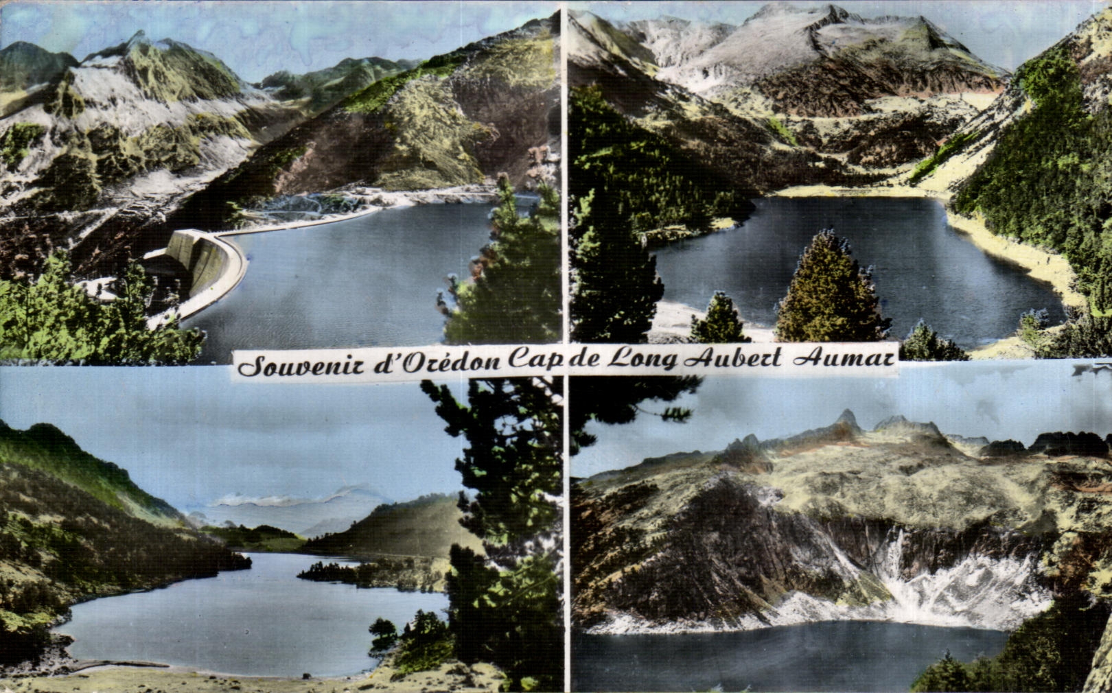 CPSM Lake and Barrage of Cape of long Lake Oredon Aubert Aumar