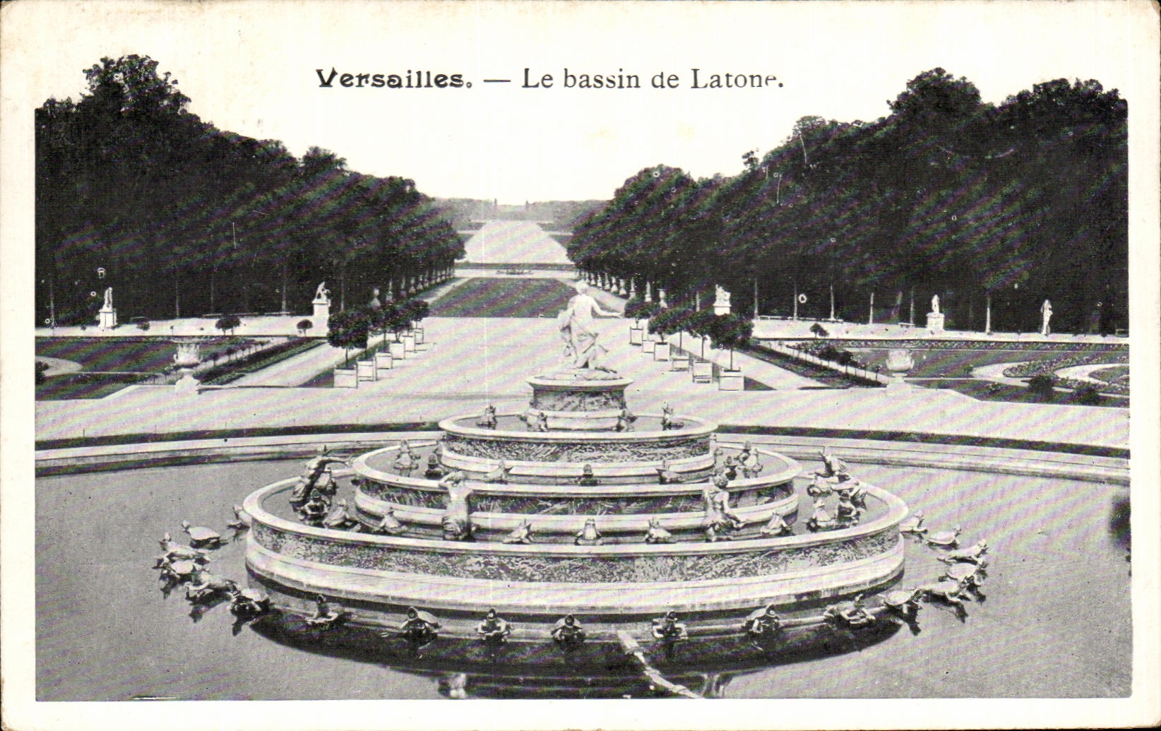 CPA Versailles Le Bassin de Latone