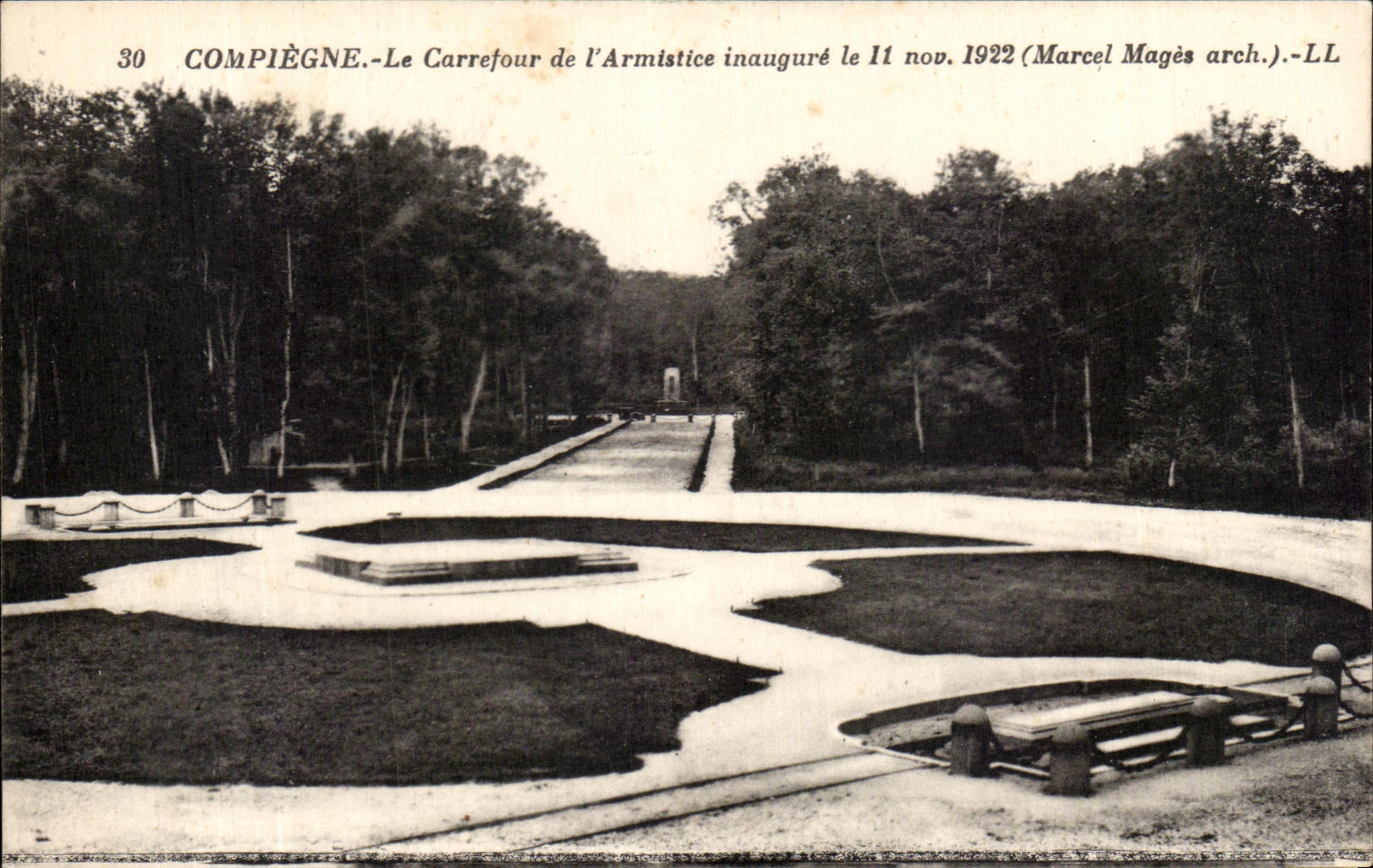 CPA Compiegne the Crossroads Of the Militaria armistice