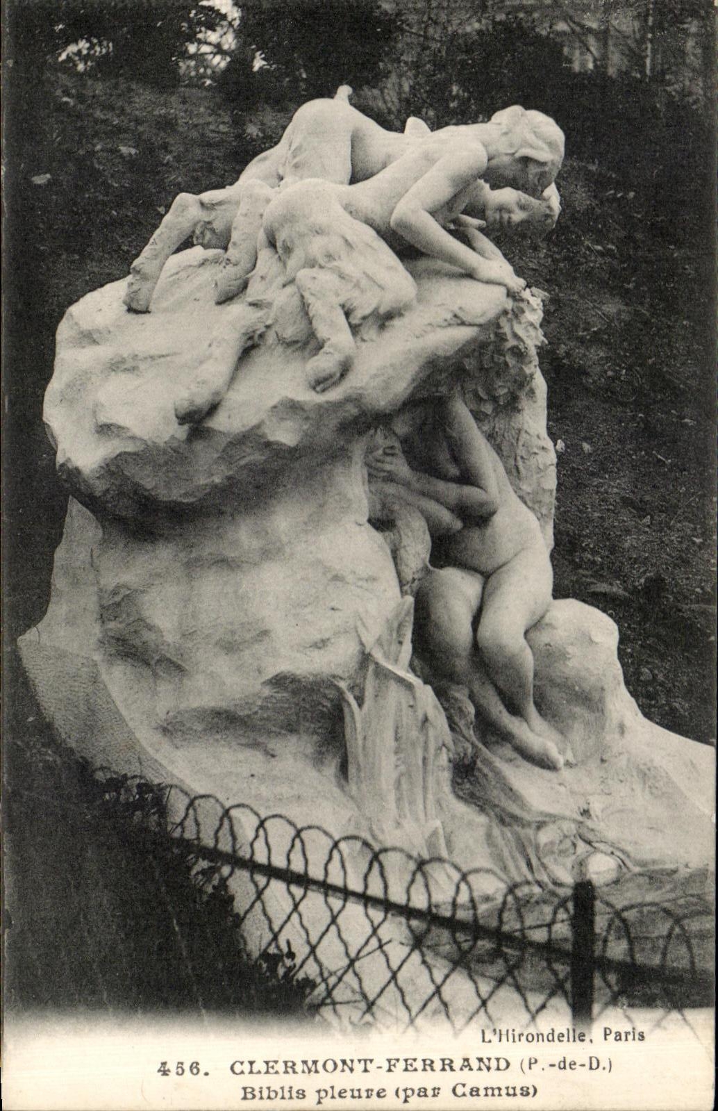 CPA Clermont Ferrand Biblis Cries by Camus