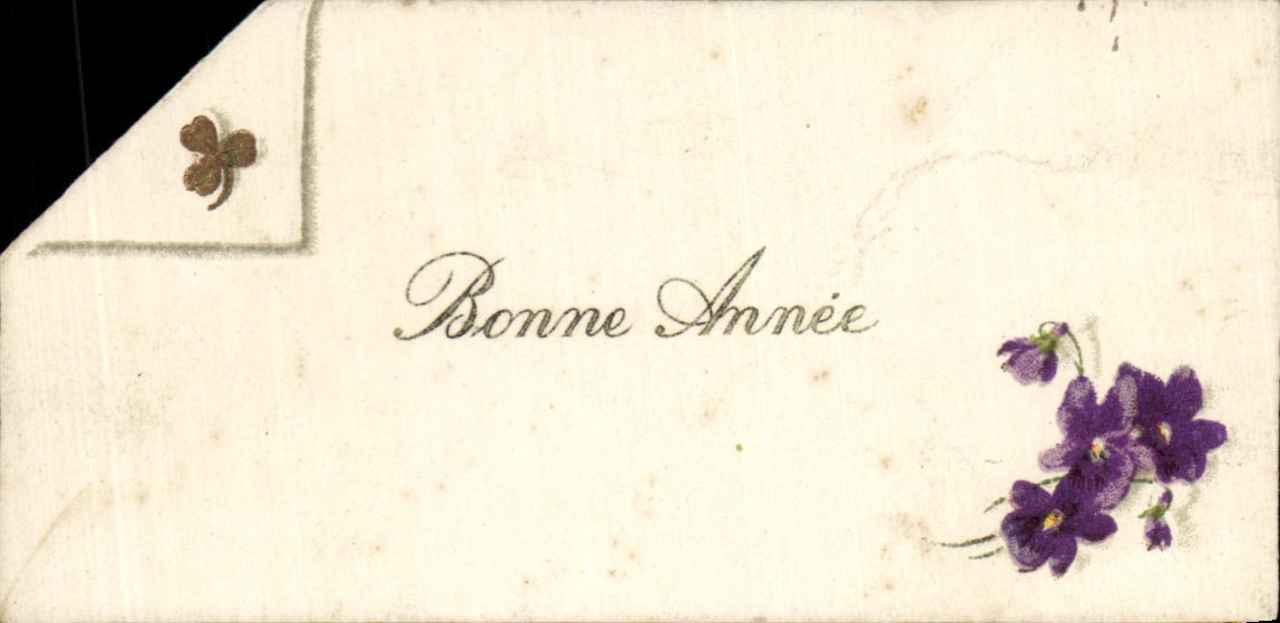 CPA Bonne Annee