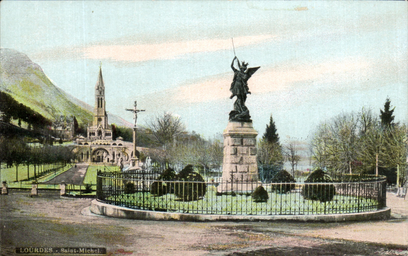 CPA Lourdes Holy Michel