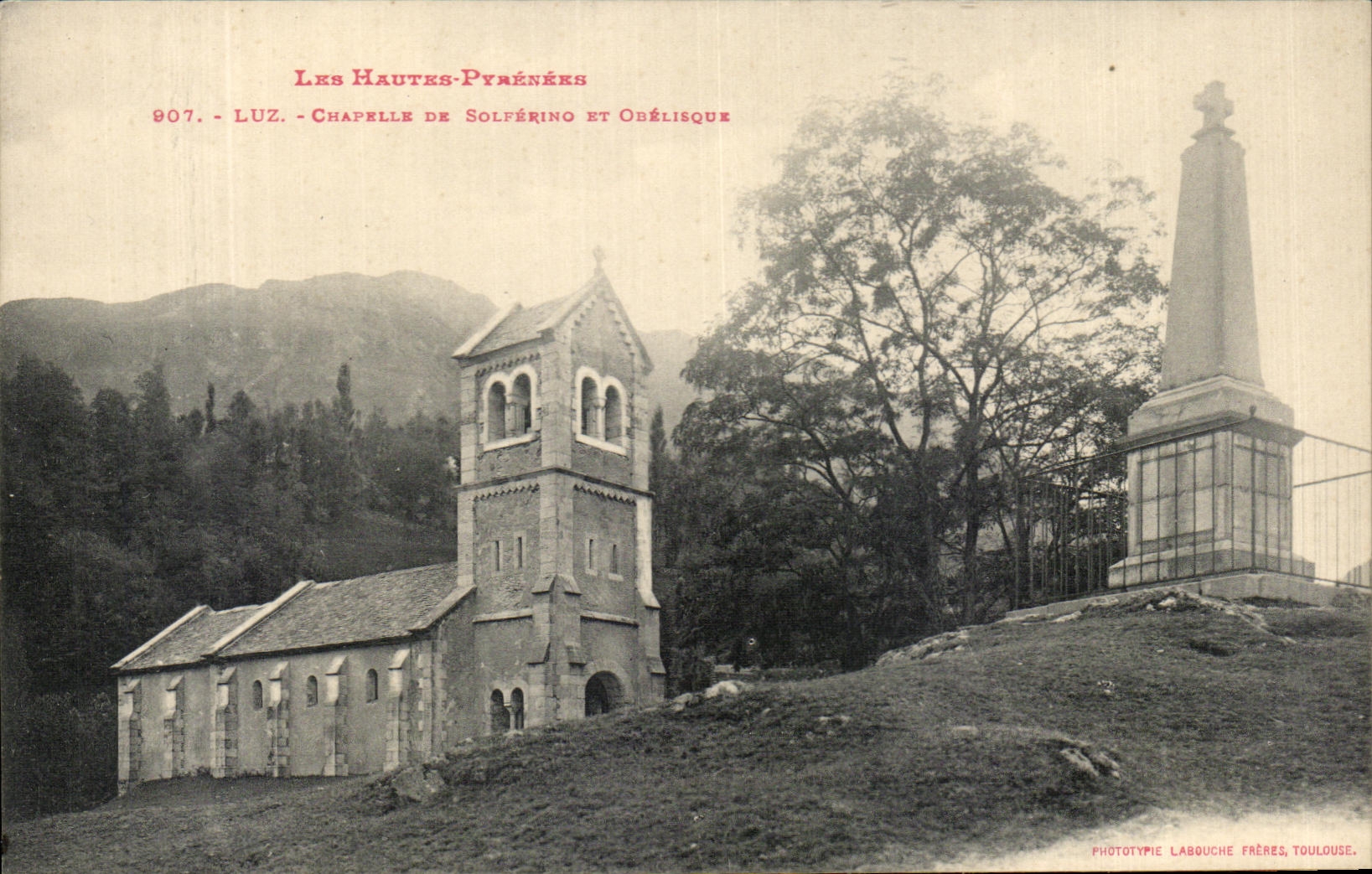 CPA Luz Vault of Solferino and obelisk