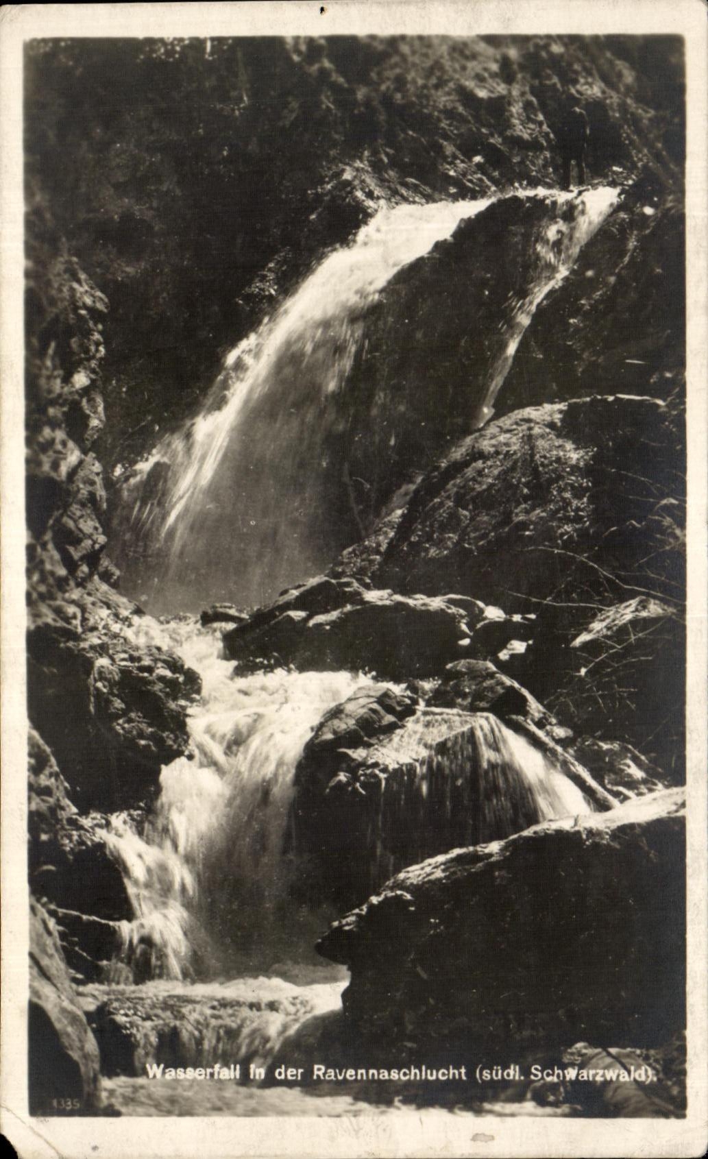 CPA Wasserfall in der Ravennaschulcht 