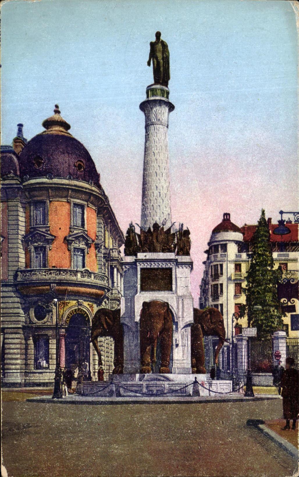 CPA Picturesque Savoy Chambery Elephants