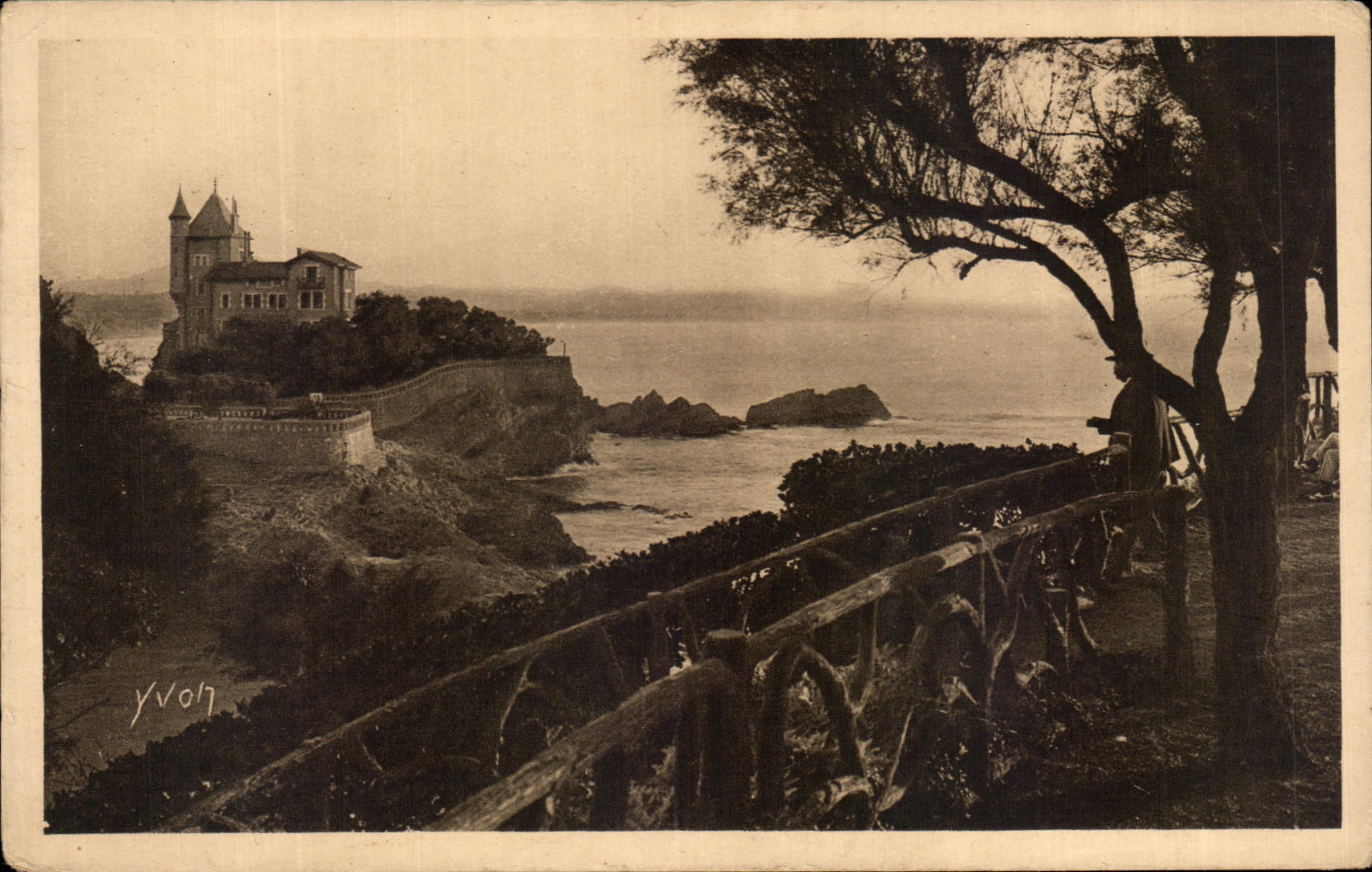 CPA Cote Basque Biarritz La Villa Belza