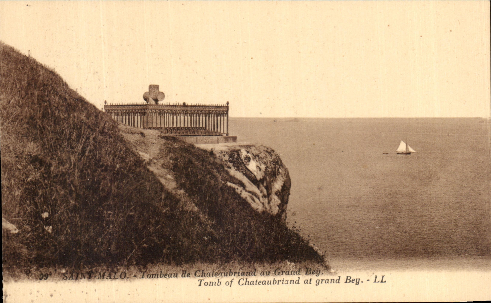 Tumba de Malo del santo de CPA de Chateaubriant