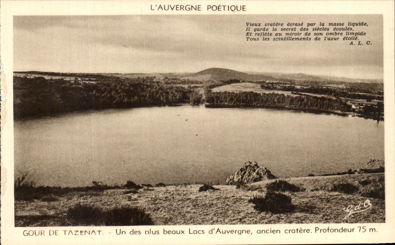 CPA Poetic Auvergne Tazenat