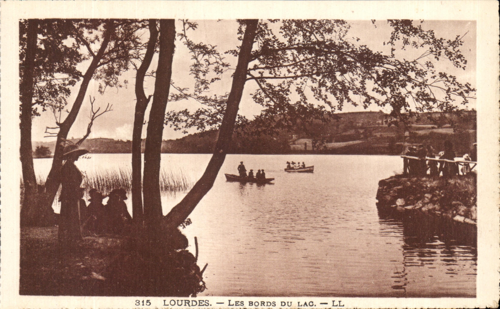 CPA Lourdes Edges Of the Lake