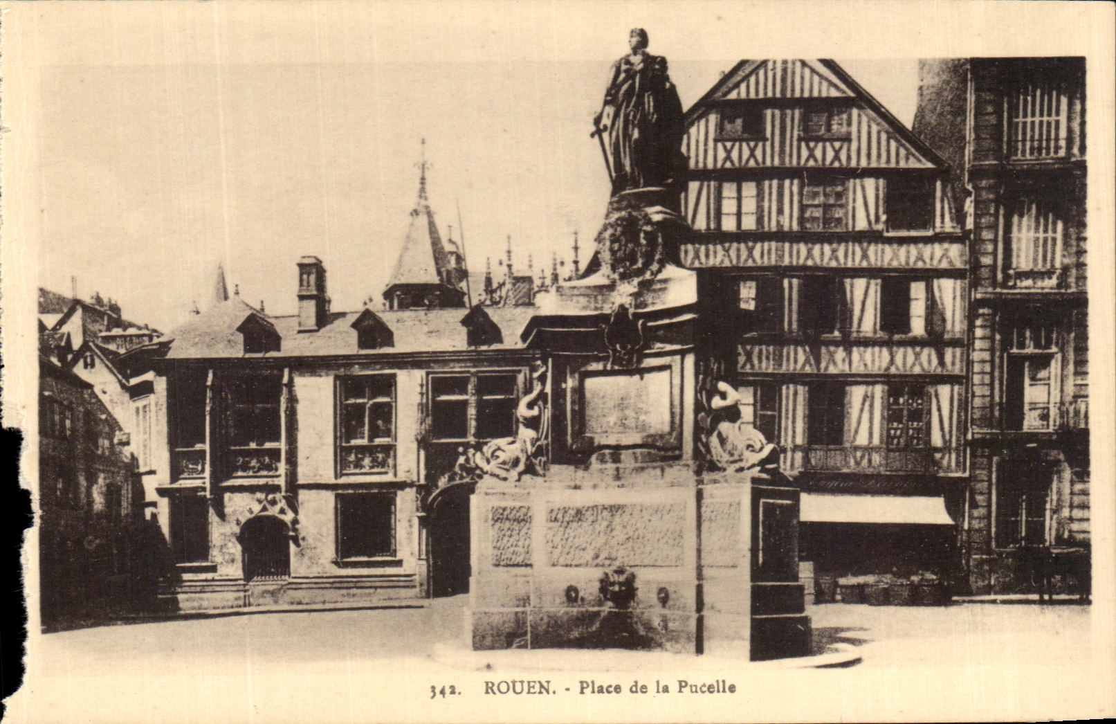 CPA Rouen Places of the Virgin