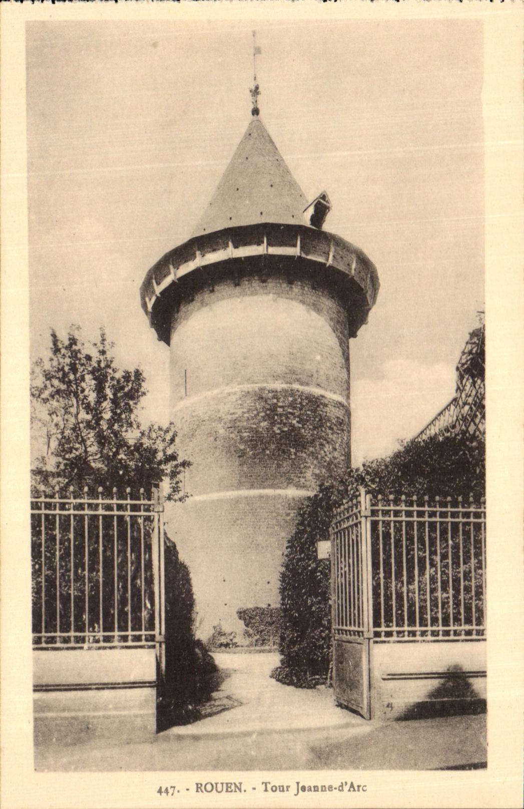 CPA Rouen Tower Jeanne d' Arc