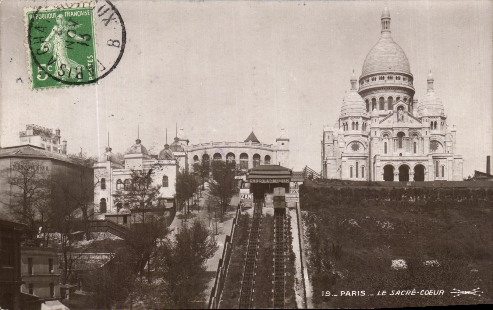 CPA Paris the Sacring Montmartre Heart