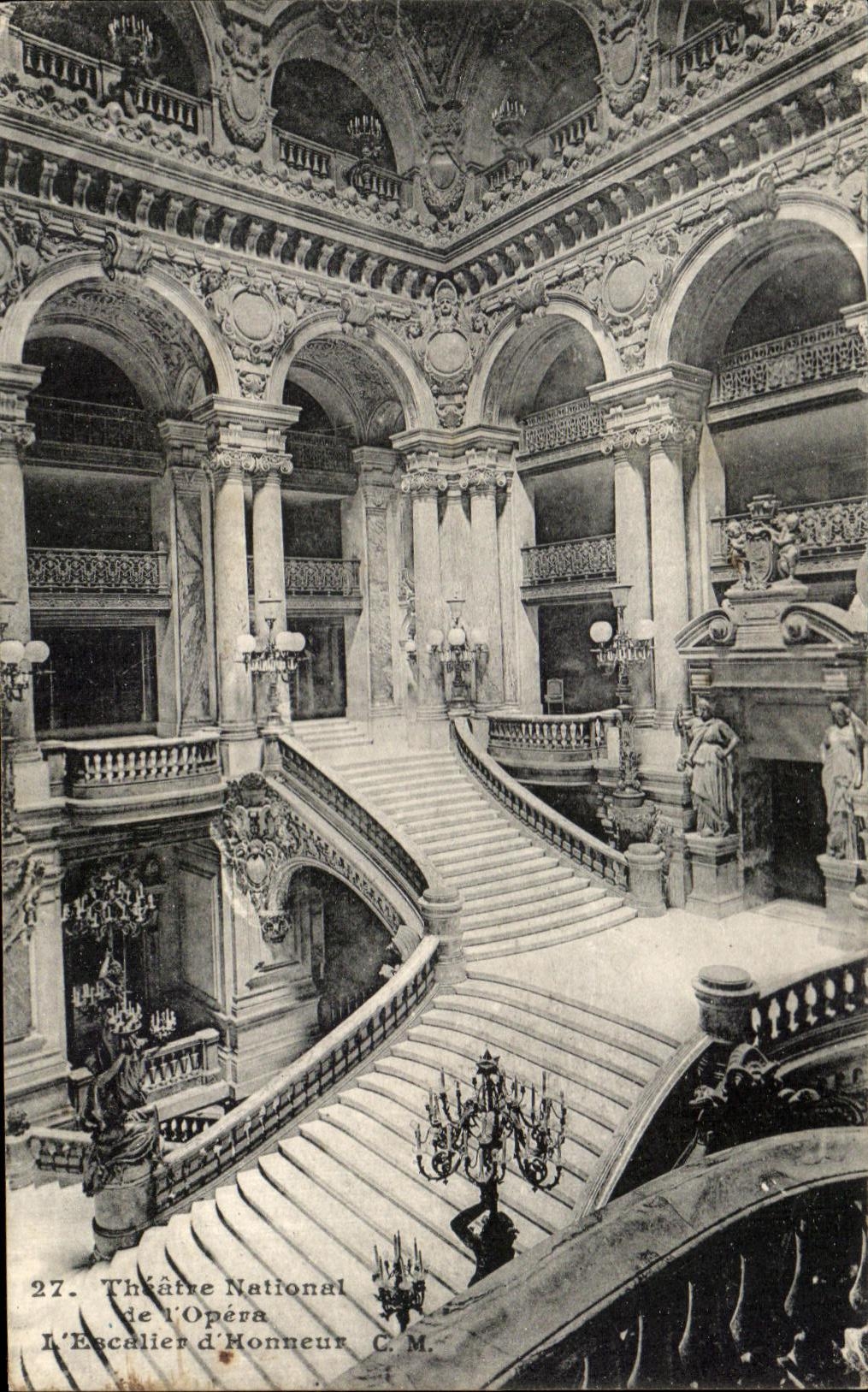 CPA National theater of the opera the Main staircase