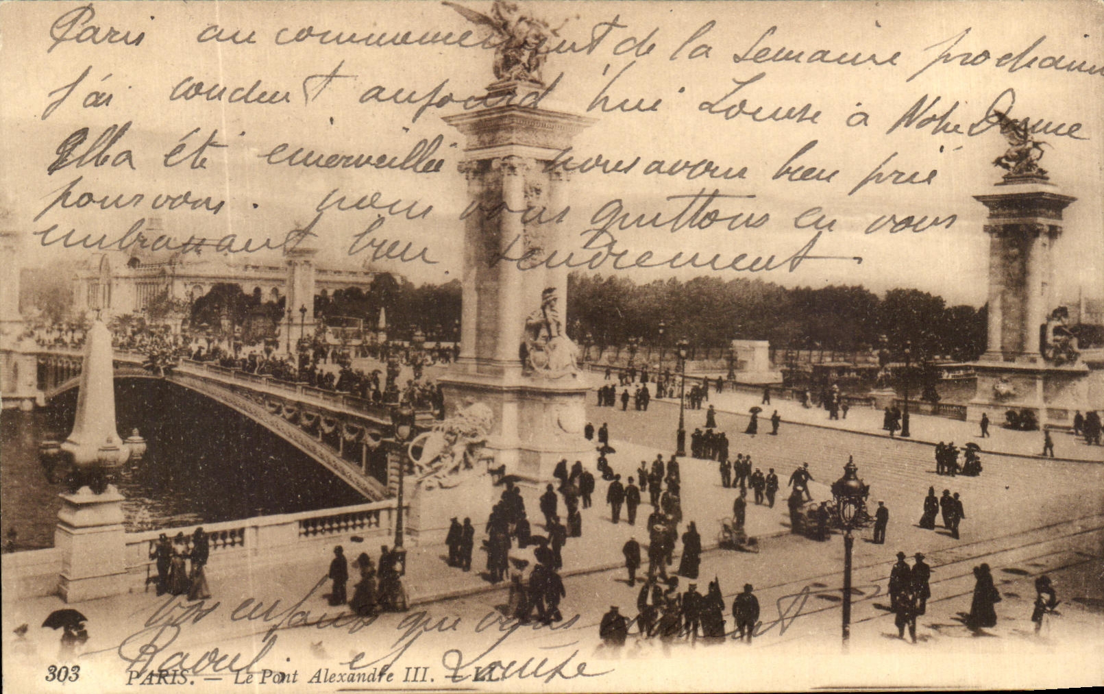 CPA Paris the Bridge Alexandre III