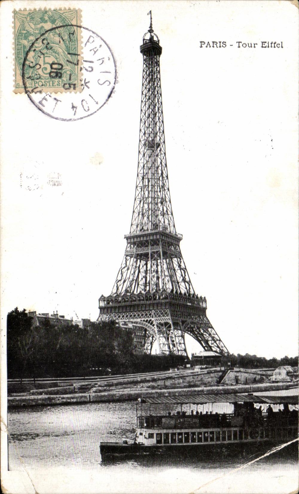 CPA Paris La Tour Eiffel Peniche