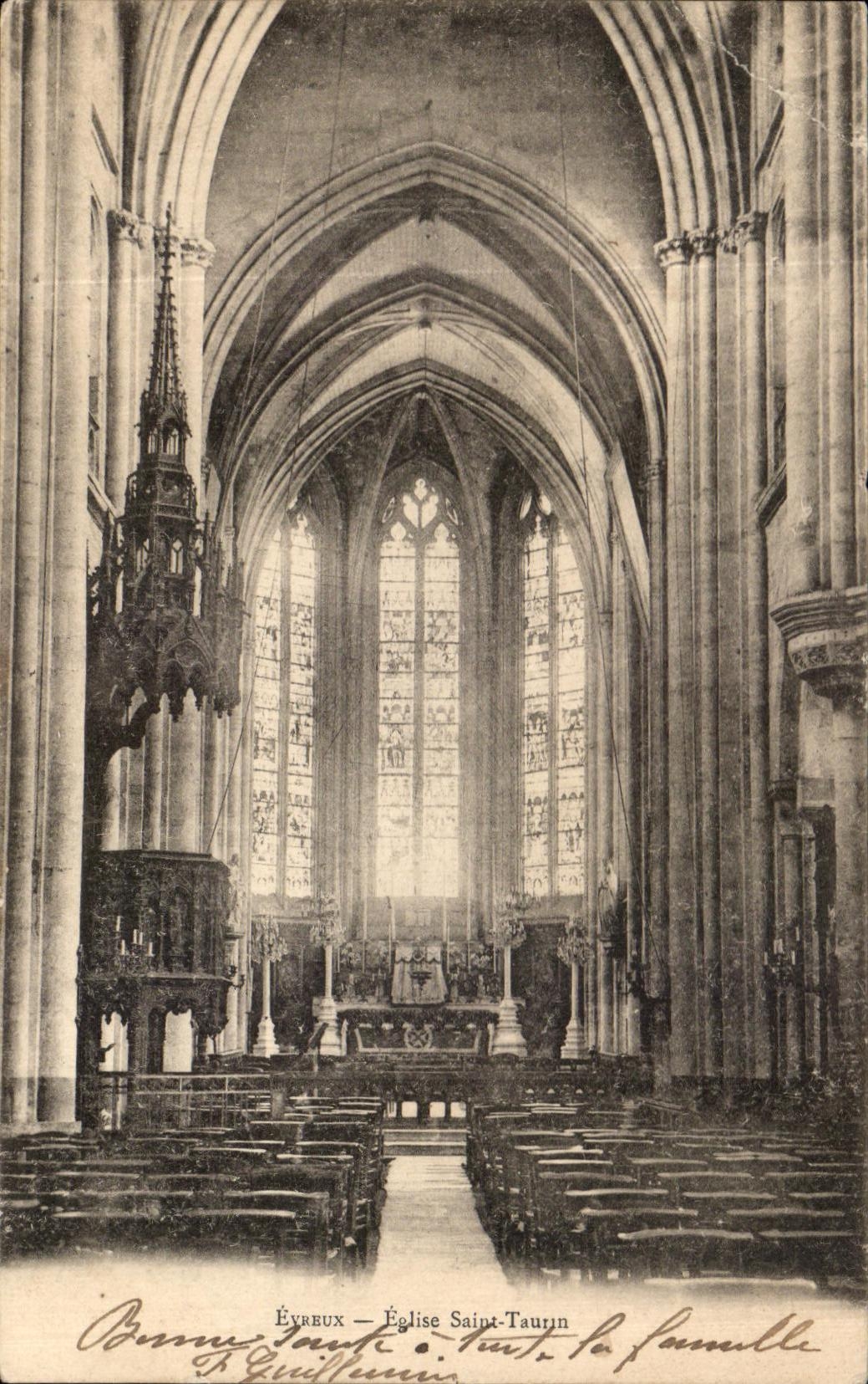 Santo Taurin de la iglesia de CPA Evreux