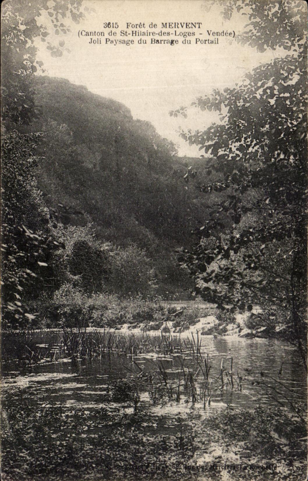 Canton de CPA Drill De Mervent de St Hilario de Loges el paisaje bonito de la detencion de la puerta