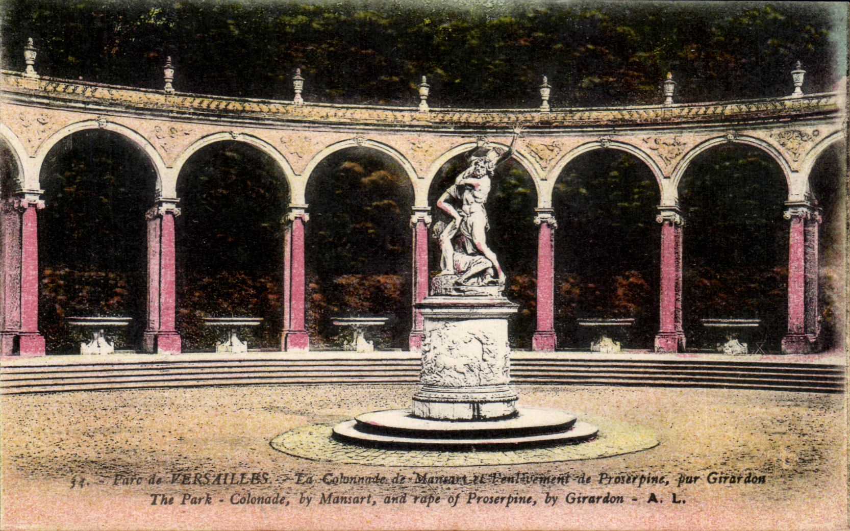 CPA Palais De Versailles La Colonnade De Mansart 