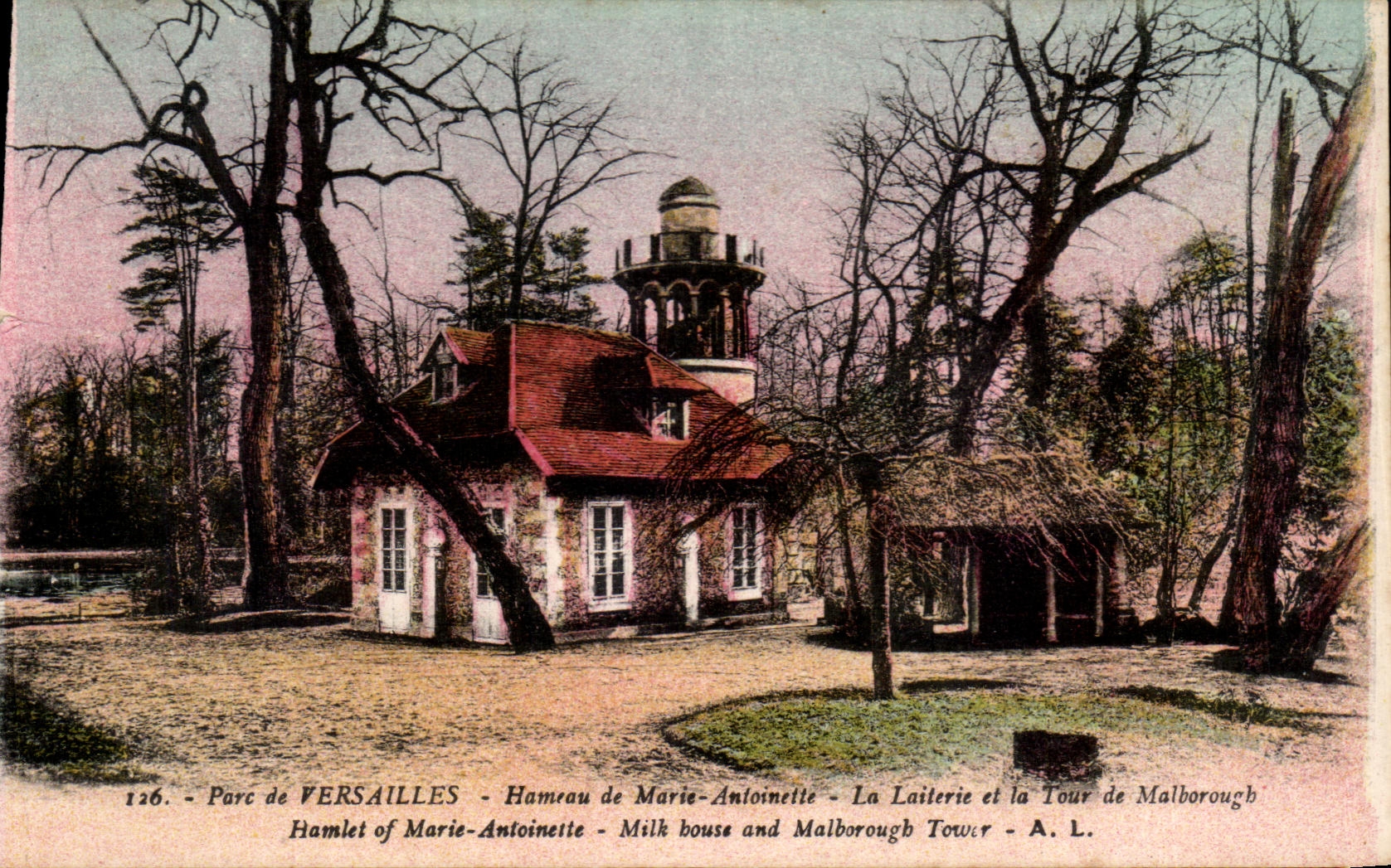 CPA Parc De Versailles Hameau DE Marie Antoinette La Laiterie Et La Tour De Malborough