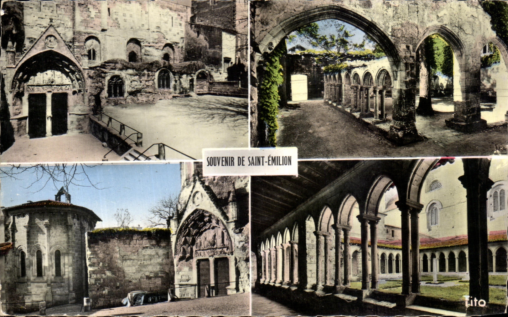 CPA Saint Emilion Closed Manolithe Church Of Cordeliers Vault Of the Trinity Cloister Of the Collegiate Church