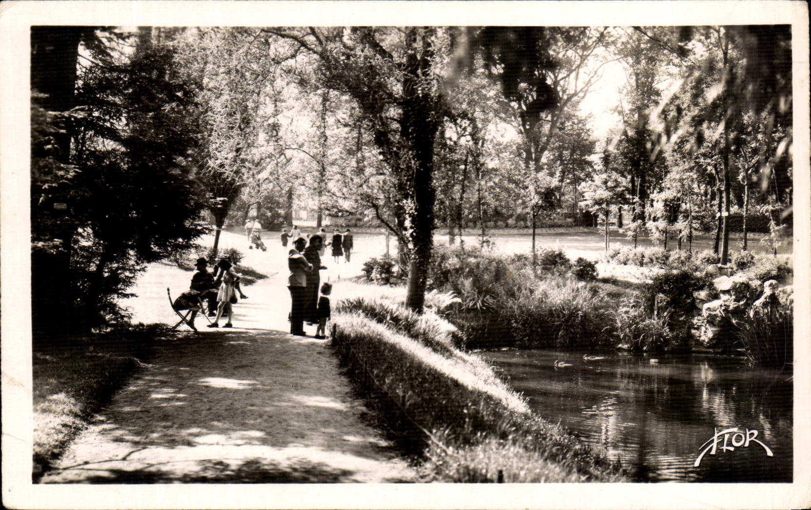 CPA Nantes the Botanical garden