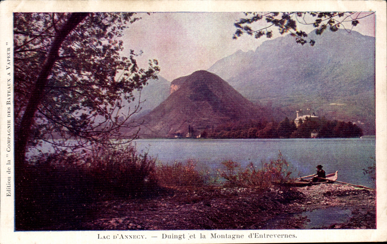 CPA Lake Annecy Duingt And the Mountain of entrevernes